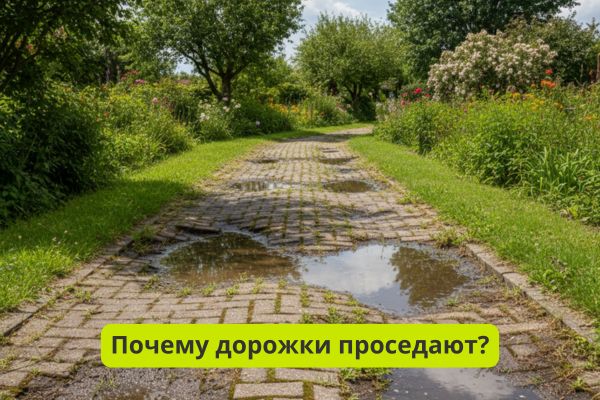 Почему проседают дорожки фото